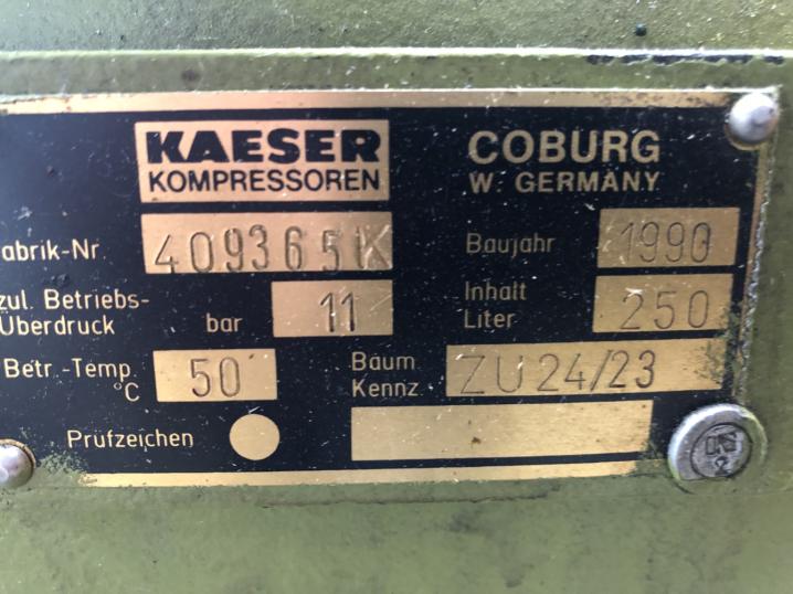 Kaeser K 280 - 250 compressor